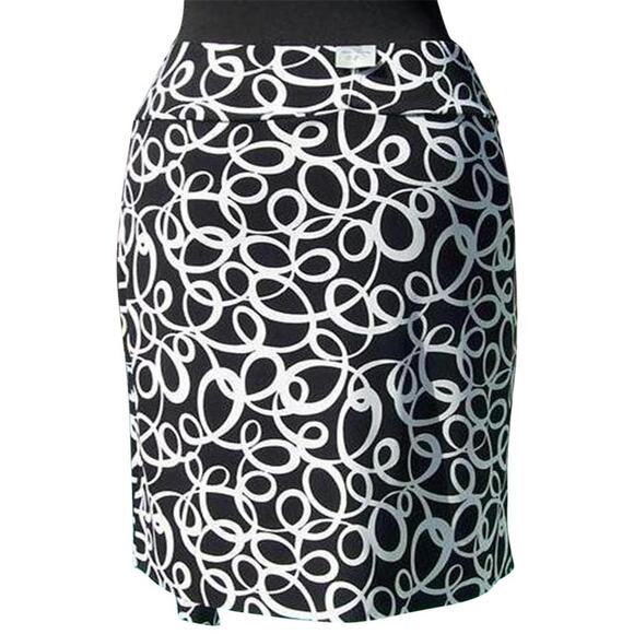 Cache Stretch Faux Wrap Hanky Hem Skirt Asymmetrical Hankey Hem New $128 NWT - Picture 2 of 6